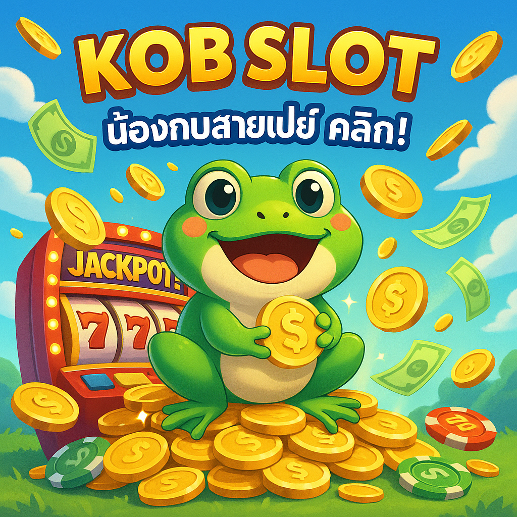 KOBSLOT ตำนานน้องกบสายเปย์